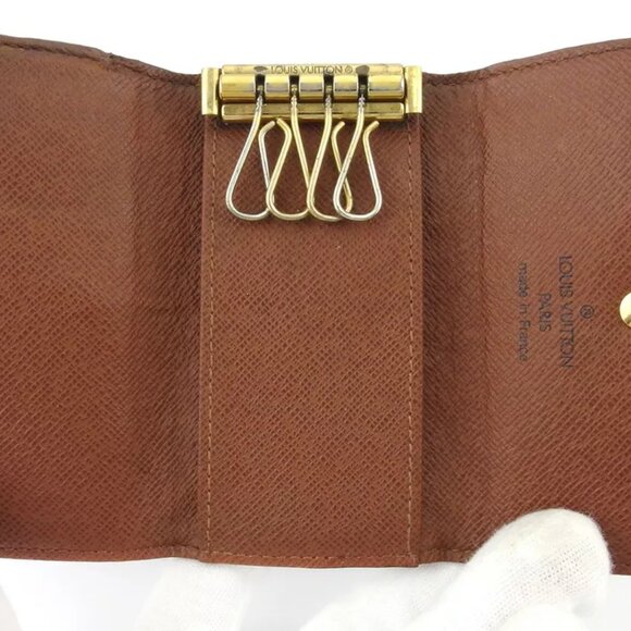 Louis Vuitton key case Monogram beige Monogram canvas Authentic used T19083 - Picture 9 of 9